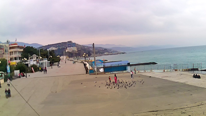 Вид на Алуштинскую набережную